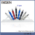 Top sell ISO approved acrylic counter e cigarette display stand